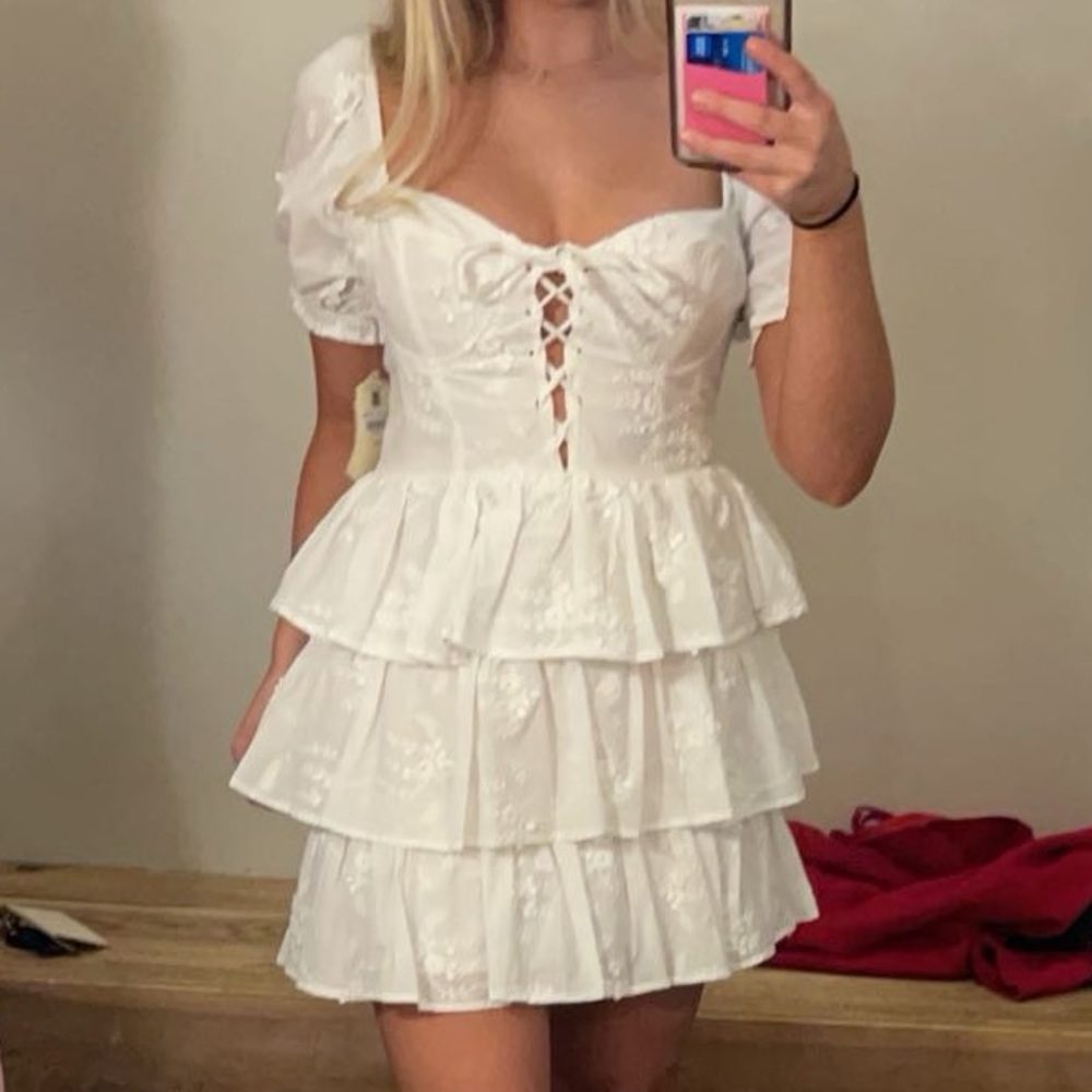Altard State white boho dress